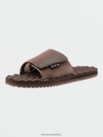 Z0ZR08597 Brown Men Recliner Slide Sandals Volcom Footwear - Image 11