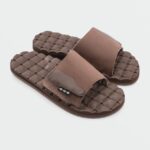 Z0ZR08597 Brown Men Recliner Slide Sandals Volcom Footwear
