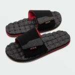 Z0ZR08598 Ribbon Red Men Recliner Slide Sandals Volcom Footwear