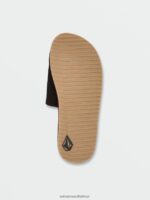 Z0ZR08598 Ribbon Red Men Recliner Slide Sandals Volcom Footwear - Image 4