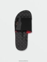 Z0ZR08598 Ribbon Red Men Recliner Slide Sandals Volcom Footwear - Image 10