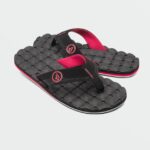 Z0ZR08599 Ribbon Red Men Recliner Sandals Volcom Footwear