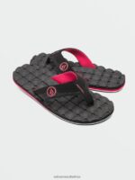 Z0ZR08599 Ribbon Red Men Recliner Sandals Volcom Footwear