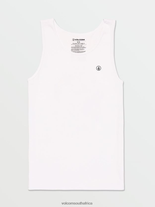z0zr0859_white_men_solid_heather_tank_volcom_clothing.jpg Z0ZR0859 White Men Solid Heather Tank Volcom Clothing - Image 1