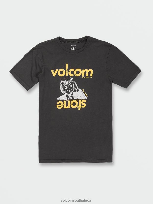 Z0ZR085 Vintage Blue Men Stonepur Short Sleeve Tee Volcom Clothing - Image 9