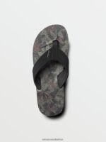 Z0ZR08601 Dark Camo Men Victor Sandals Volcom Footwear - Image 2