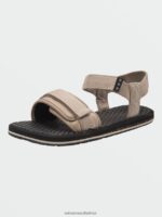 Z0ZR08602 Desert Sand Men V.Co Trail Sandals Volcom Footwear - Image 3