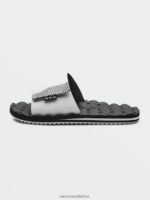 Z0ZR08603 White Men Recliner Slide Sandals Volcom Footwear - Image 5