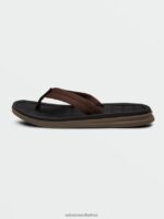 Z0ZR08604 Brown Men V.Co Draft Sandals Volcom Footwear - Image 33