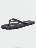 Z0ZR08606 Stoney Black Men Rocker 2 Sandals Volcom Footwear - Image 6