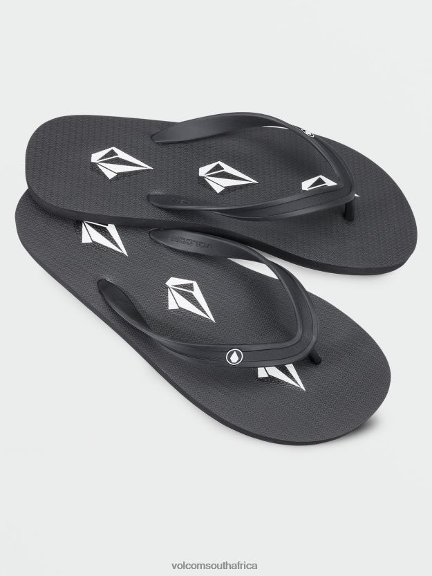 z0zr08606_stoney_black_men_rocker_2_sandals_volcom_footwear.jpg Z0ZR08606 Stoney Black Men Rocker 2 Sandals Volcom Footwear - Image 1