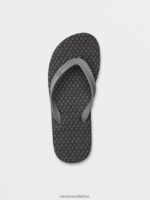 Z0ZR08608 Pewter Men Eco Concourse Sandals Volcom Footwear - Image 9