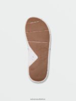 Z0ZR08609 Black White Men V.Co Draft Sandals Volcom Footwear - Image 4