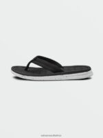 Z0ZR08609 Black White Men V.Co Draft Sandals Volcom Footwear - Image 5