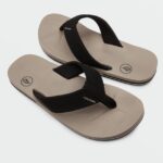 Z0ZR08610 Khaki Men Victor Sandals Volcom Footwear