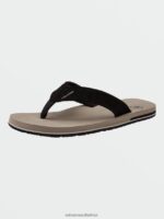 Z0ZR08610 Khaki Men Victor Sandals Volcom Footwear - Image 4
