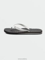 Z0ZR08612 White Men Eco Concourse Sandals Volcom Footwear - Image 6