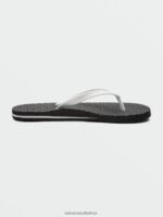 Z0ZR08612 White Men Eco Concourse Sandals Volcom Footwear - Image 7