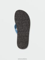 Z0ZR08615 Aged Indigo Men Daycation Sandals Volcom Footwear - Image 11