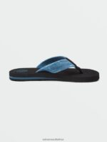 Z0ZR08615 Aged Indigo Men Daycation Sandals Volcom Footwear - Image 5