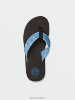 Z0ZR08615 Aged Indigo Men Daycation Sandals Volcom Footwear - Image 9