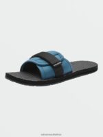 Z0ZR08616 Navy Men Eco Recliner Slide Sandals Volcom Footwear - Image 11