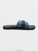 Z0ZR08616 Navy Men Eco Recliner Slide Sandals Volcom Footwear - Image 7