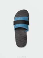 Z0ZR08616 Navy Men Eco Recliner Slide Sandals Volcom Footwear - Image 10