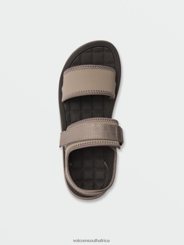 Z0ZR08617 Khaki Men V.Co Draft Sport Sandals Volcom Footwear - Image 9