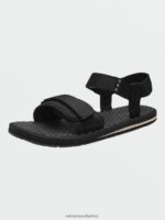 Z0ZR08618 Black Men V.Co Trail Sandals Volcom Footwear - Image 2