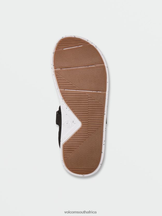 Z0ZR08619 Black White Men V.Co Draft Sport Sandals Volcom Footwear - Image 3