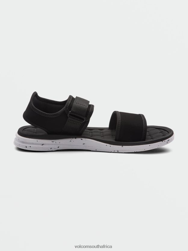 Z0ZR08619 Black White Men V.Co Draft Sport Sandals Volcom Footwear - Image 6