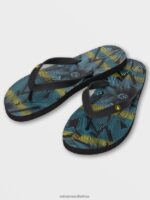 Z0ZR08622 Lime Men Rocker 2 Sandals Volcom Footwear