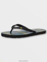 Z0ZR08622 Lime Men Rocker 2 Sandals Volcom Footwear - Image 3