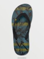 Z0ZR08622 Lime Men Rocker 2 Sandals Volcom Footwear - Image 5