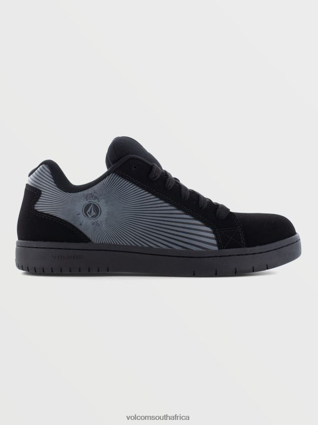 Z0ZR08625 Black Men Workwear Stone Op Art Shoes Volcom Footwear - Image 2