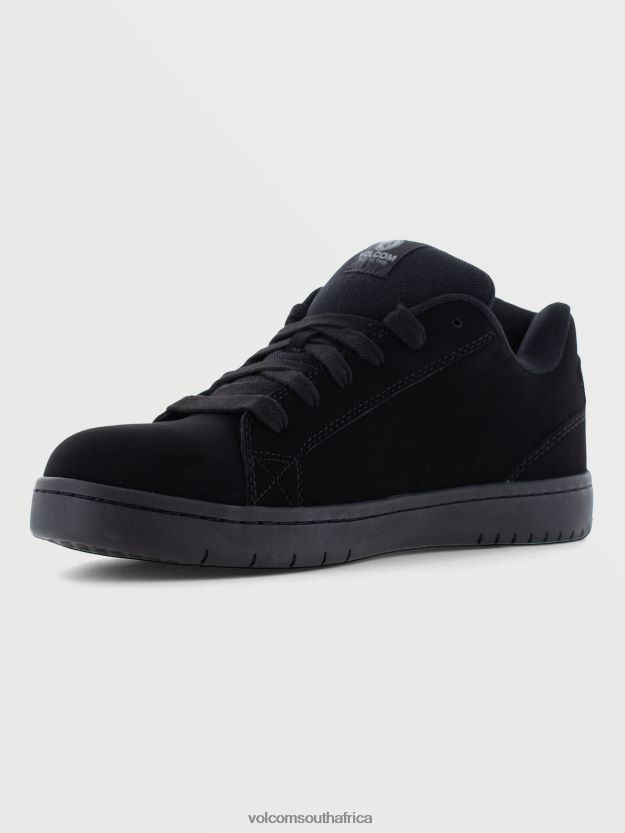 Z0ZR08625 Black Men Workwear Stone Op Art Shoes Volcom Footwear - Image 5