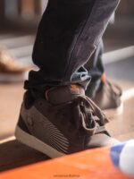 Z0ZR08628 Dark Brown Men Workwear Stone Op Art Shoes Volcom Footwear - Image 5