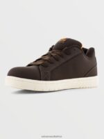 Z0ZR08628 Dark Brown Men Workwear Stone Op Art Shoes Volcom Footwear - Image 9