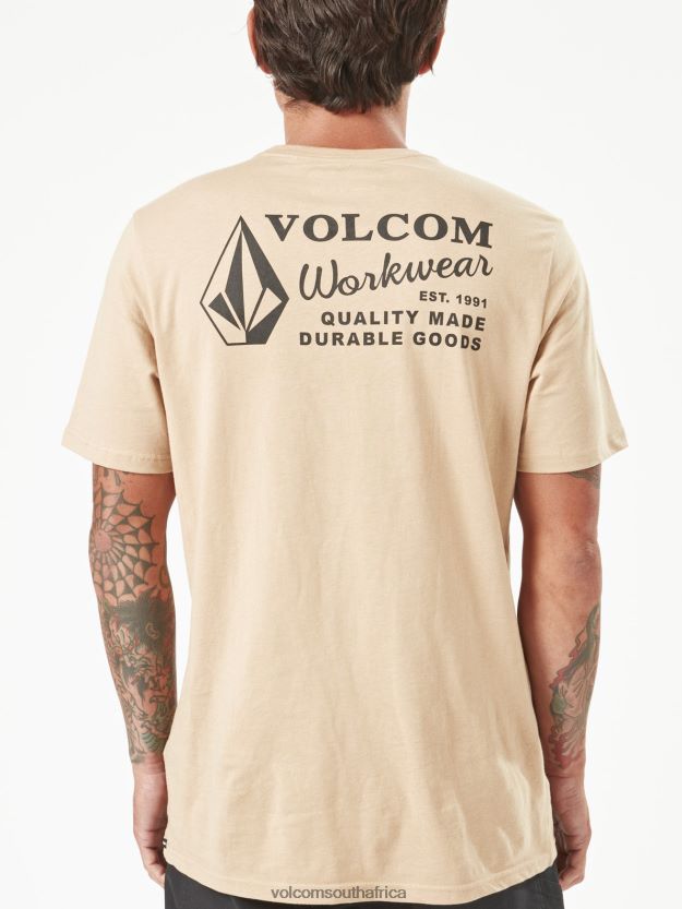 Z0ZR0862 Gravel Men Workwear Short Sleeve Tee Volcom Clothing - Image 17