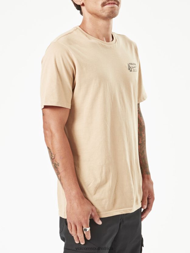 Z0ZR0862 Gravel Men Workwear Short Sleeve Tee Volcom Clothing - Image 7