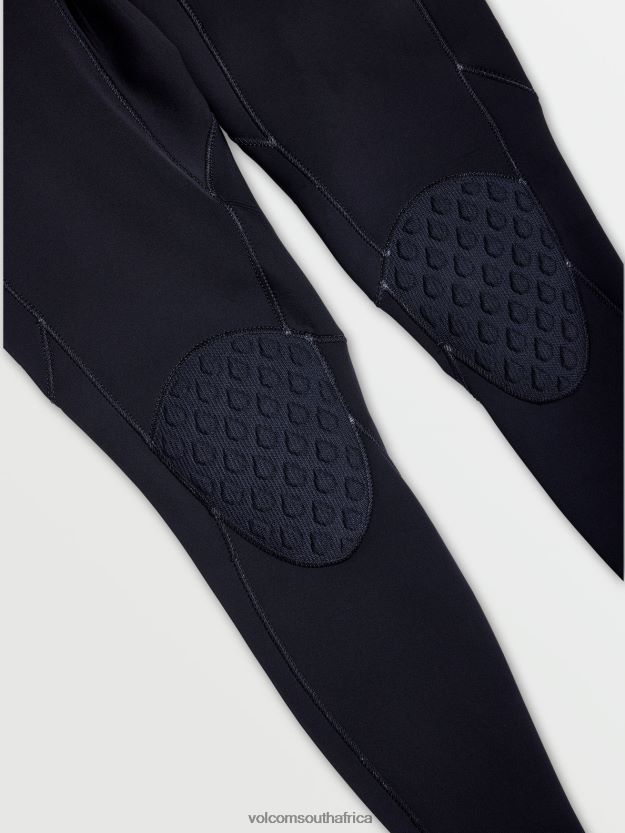 Z0ZR08635 Black Men Modulator 4/3mm Chest Zip Fullsuit Volcom Clothing - Image 27