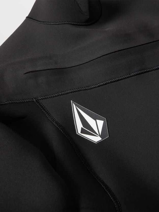 Z0ZR08637 Black Men Modulator 3/2mm Chest Zip Fullsuit Volcom Clothing - Image 33
