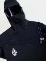 Z0ZR08639 Black Men Modulator 4/3mm Hooded Chestzip Fullsuit Volcom Clothing - Image 32