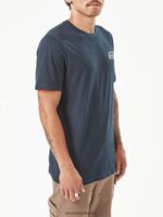 Z0ZR0863 Navy Men Workwear Short Sleeve Tee Volcom Clothing - Image 4