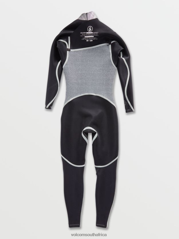 Z0ZR08640 Black Men Modulator 2/2mm Long Sleeve Fullsuit Volcom Clothing - Image 16
