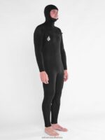 Z0ZR08641 Black Men Modulator 5/4/3mm Hood Chestzip Fullsuit Volcom Clothing - Image 10