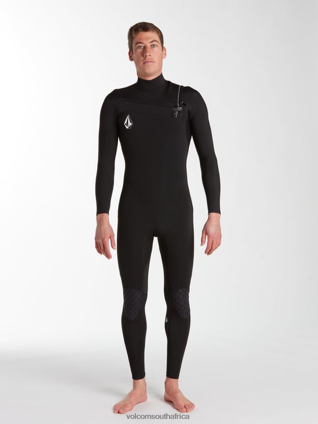 Z0ZR08642 Black Men Modulator 2/2mm Short Sleeve Fullsuit Volcom Clothing - Image 72
