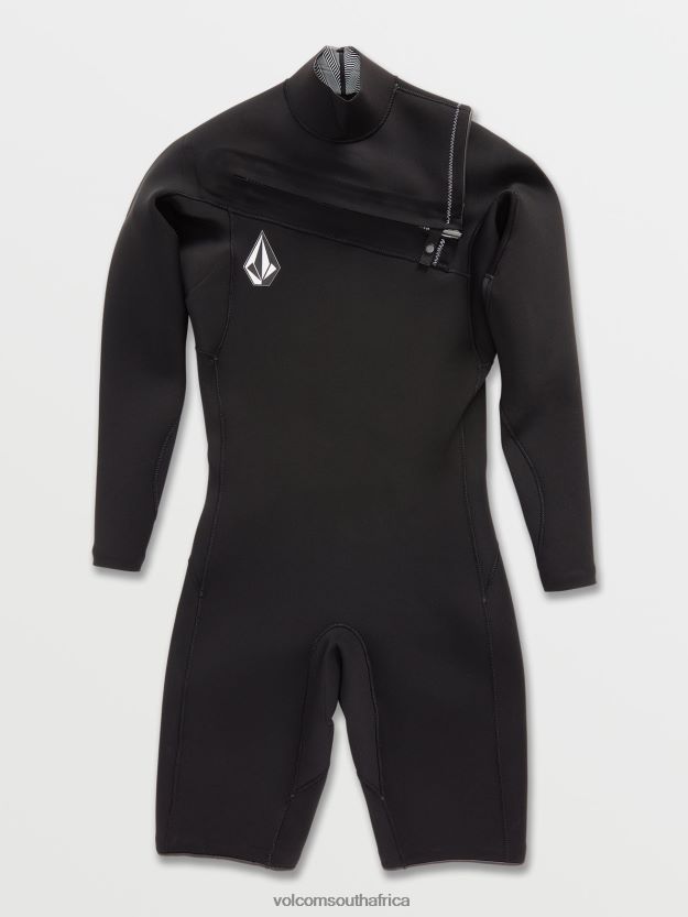 Z0ZR08643 Black Men Modulator 2/2mm Long Sleeve Springsuit Volcom Clothing - Image 19
