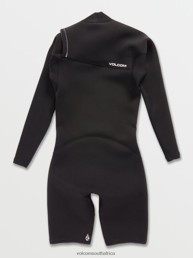 Z0ZR08643 Black Men Modulator 2/2mm Long Sleeve Springsuit Volcom Clothing - Image 21